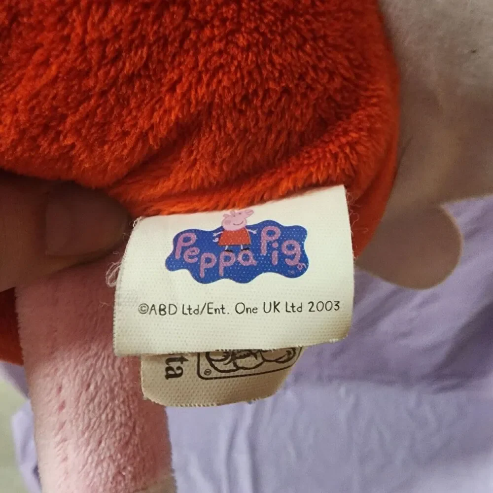 Vintage Peppa Pig 13.5 Inch Ballerina Character Plush 2003
